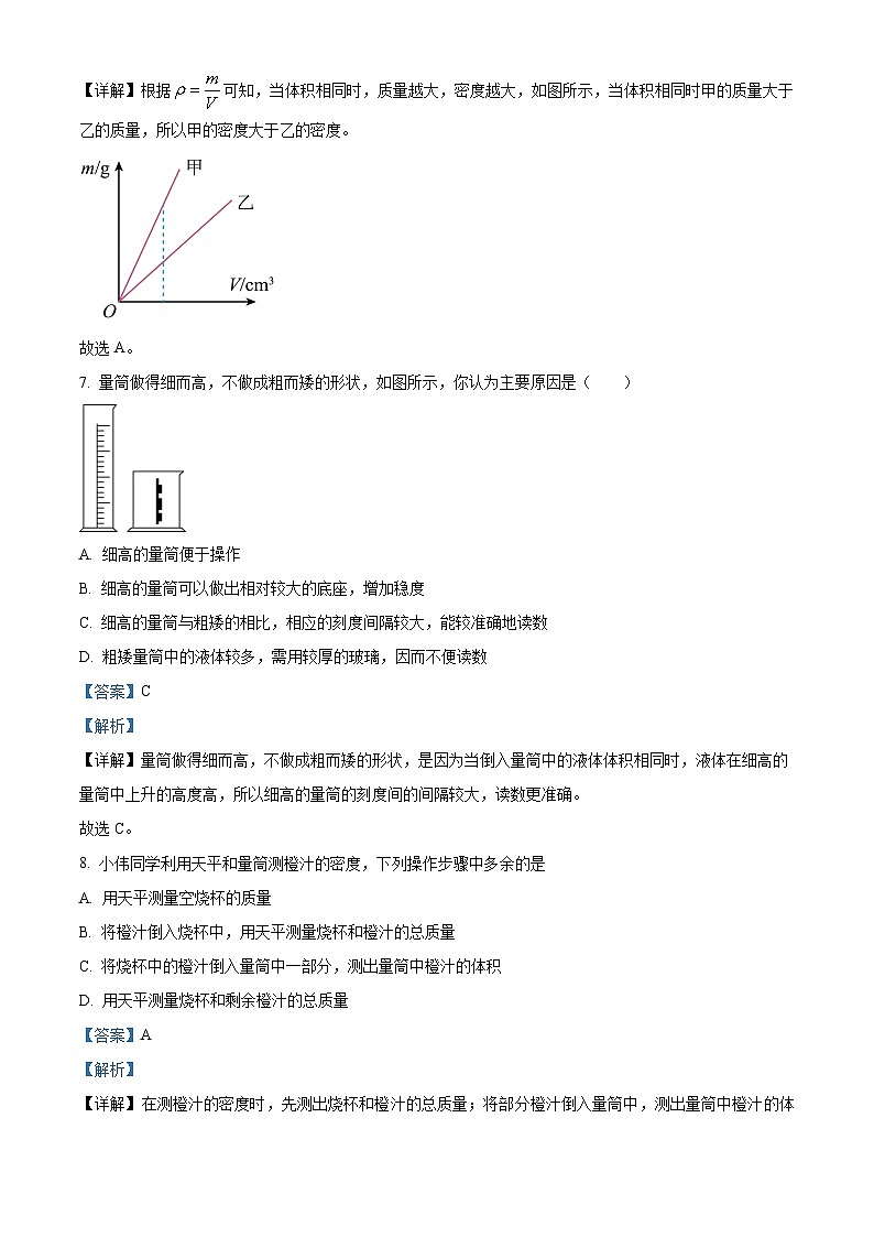 江苏省泰州市民兴中英文学校2023-2024学年八年级下学期第一次月考模拟物理试题(原卷版+解析版)03