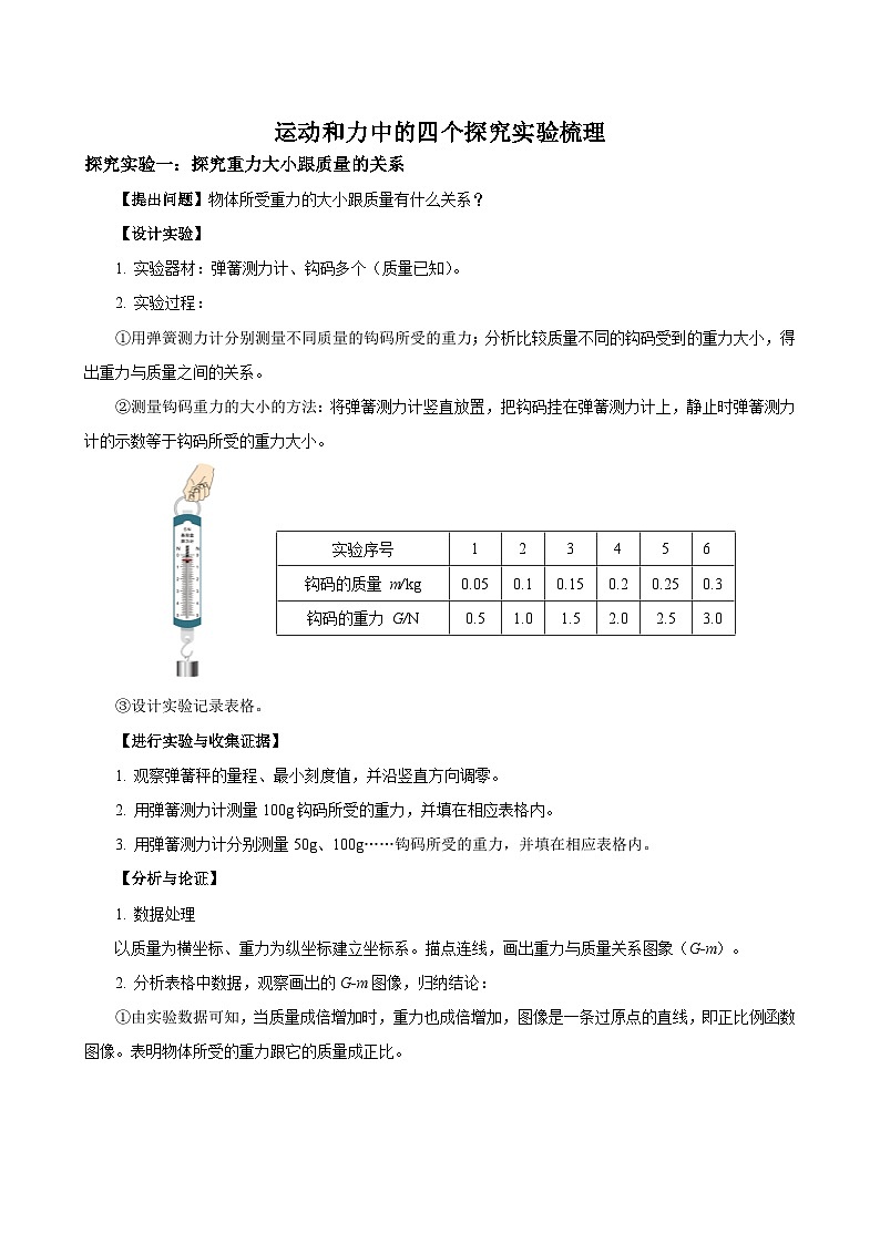 专题08 物理探究实验(3)——运动和力中的4个探究实验(精选练习)-初中物理核心素养提升(解析版)第1页
