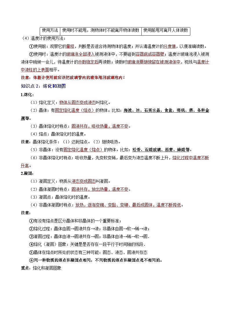 【中考二轮】2024年中考物理重点专题训练 专题03 物态变化-专题训练解析版第2页
