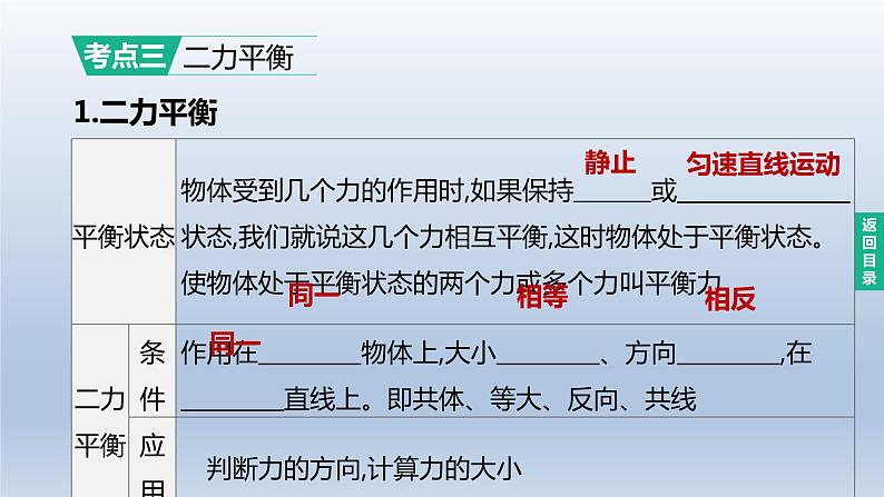 (人教版)中考物理一轮复习课件:第08课时 牛顿第一定律 二力平衡(含答案)05