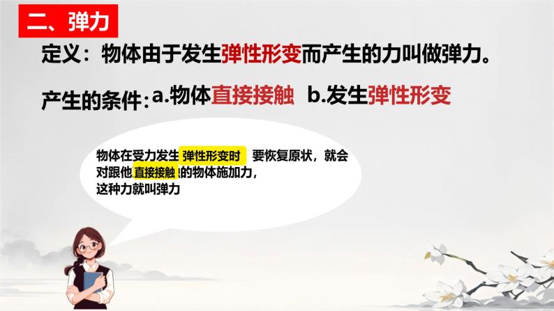 3 弹力 弹簧测力计课件 初中物理教科版八年级下册06