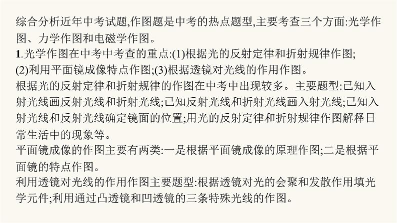 人教版物理中考复习专题突破一作图专题课件02