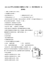 2023-2024学年山东省烟台市蓬莱区九年级（上）期末物理试卷（五四学制）（含详细答案解析）