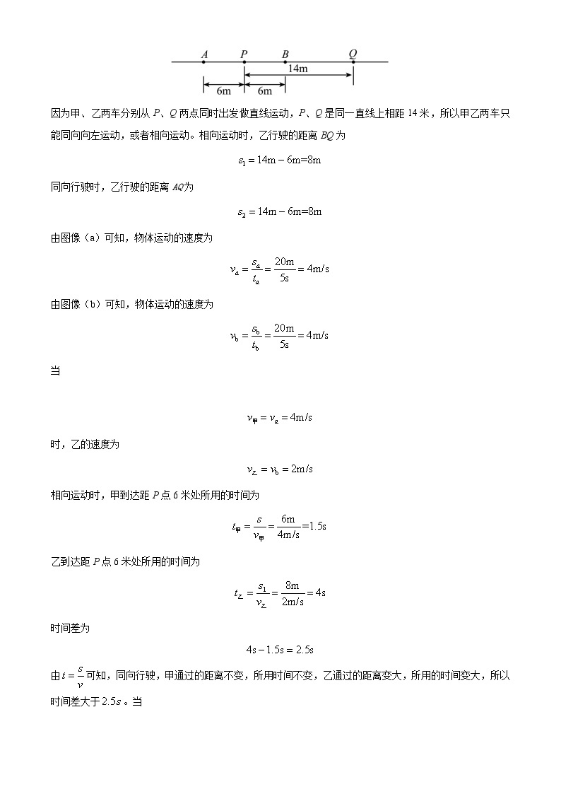 2024年上海市徐汇区初三二模物理试卷（含解析）03