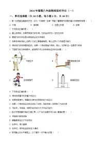 四川省宜宾市第二中学校2023-2024学年八年级下学期4月月考物理试题(原卷版+解析版)