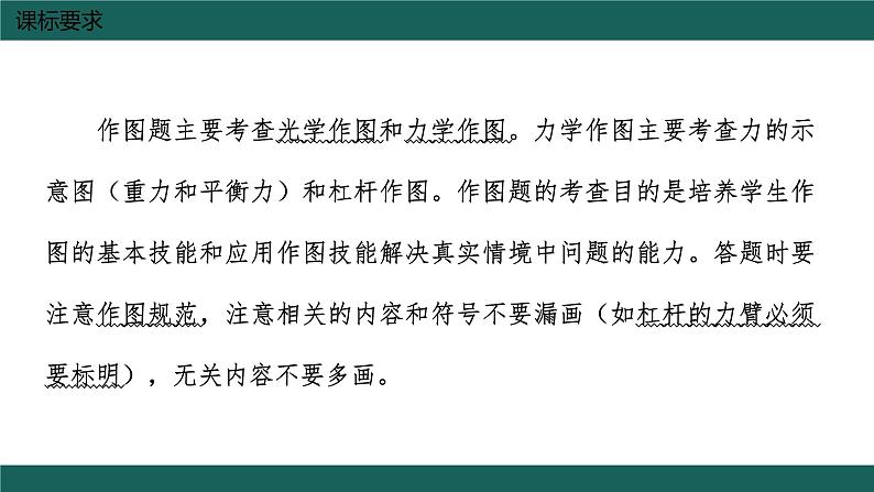 中考物理复习 力学作图题课件第3页