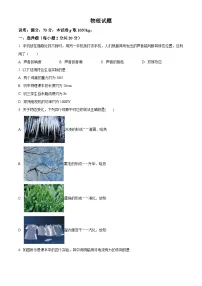 2024年吉林省长春市力旺实验初级学校九年级中考一模物理试卷(原卷版+解析版)