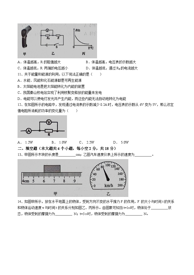 2024年湖南省邵阳市邵东市中考三模物理试题第3页