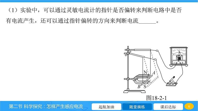 18.2 科学探究_怎样产生感应电流 课件 2023-2024学年物理(沪科版)九年级全一册第6页