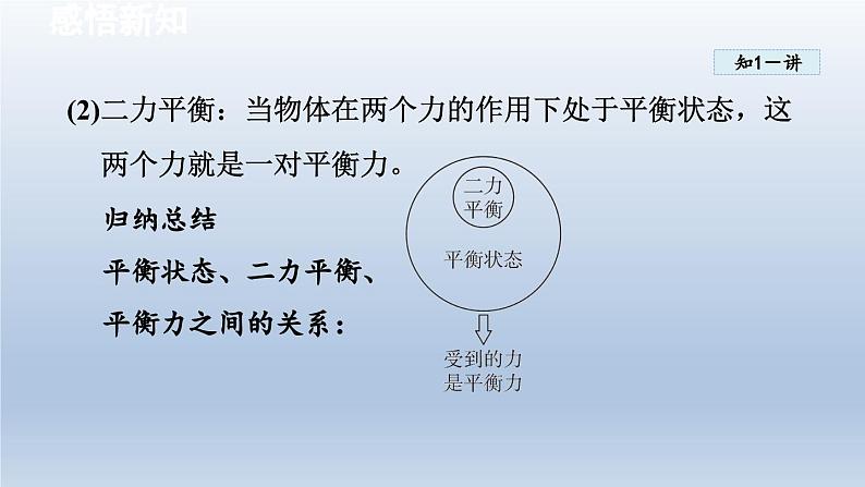 2024八年级物理下册第七章力与运动第三节力的平衡课件(沪科版)第7页