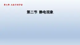 2024八年级物理下册第7章从粒子到宇宙7.2静电现象课件（苏科版）