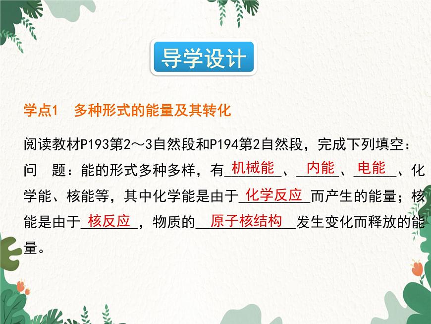 滬科版物理九年級下冊 第二十章第一、二節(jié) 能量的轉(zhuǎn)化與守恒  能源的開發(fā)和利用課件第2頁