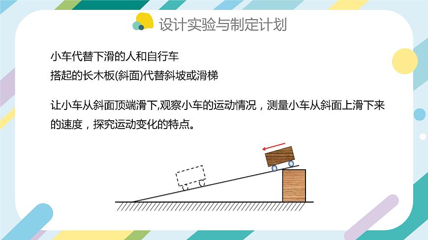 滬科版初中物理八年級全一冊 《2.4 科學探究：速度的變化》PPT第6頁
