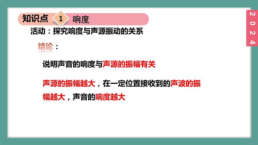 （2024）蘇科版物理八年級(jí)上冊(cè)1-2聲音的特性PPT課件第8頁