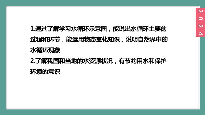 （2024）蘇科版物理八年級上冊4-5水循環(huán)PPT課件第2頁