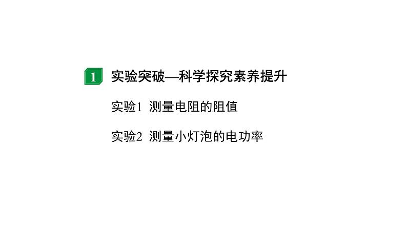 2024贵阳中考物理二轮重点专题研究 微专题 伏安法测电阻、电功率实验对比复习(课件)第2页
