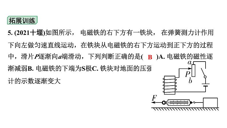 2024贵州中考物理二轮重点专题研究 第十七章 电与磁 (课件)第7页