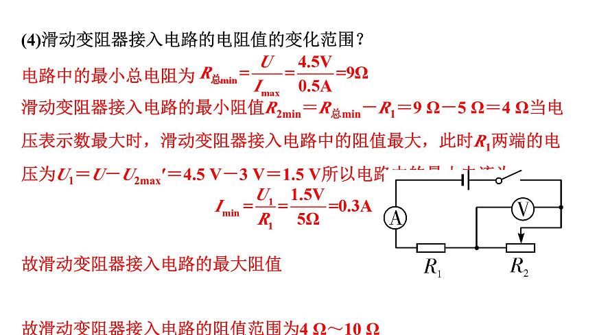 2024貴州中考物理二輪重點專題研究 微專題 極值、范圍類相關(guān)計算（課件）第6頁