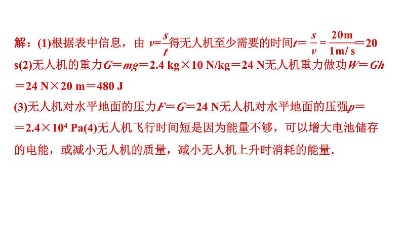 2024海南中考物理二轮重点专题研究 第八讲 第二节 功 功率(课件)第8页