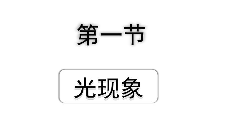 2024海南中考物理二轮重点专题研究 第三讲 第一节 光现象(课件)第1页