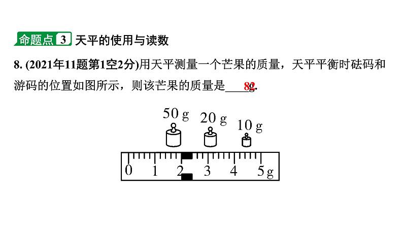 2024海南中考物理二轮重点专题研究 第四讲 质量与密度(课件)第7页