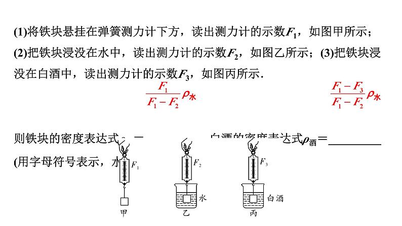 2024海南中考物理二轮重点专题研究 微专题 特殊方法测密度(课件)第5页