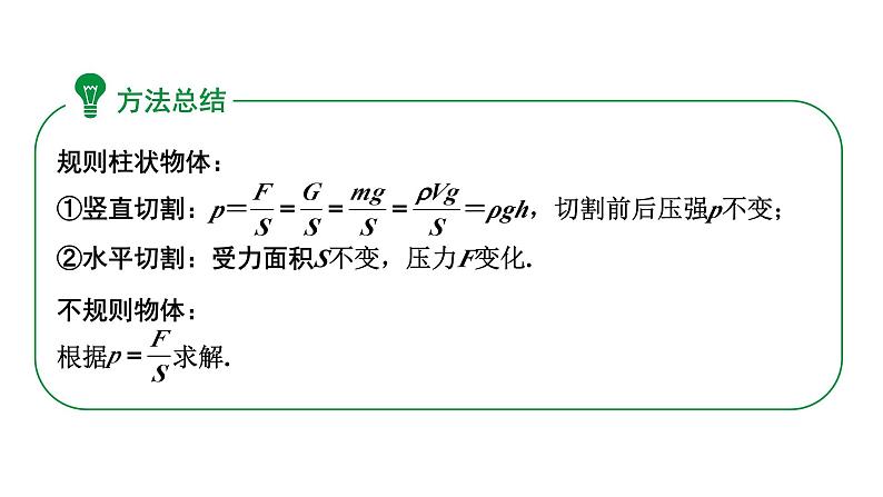 2024河北物理中考备考重难专题:压强切割叠加类 (课件)第7页