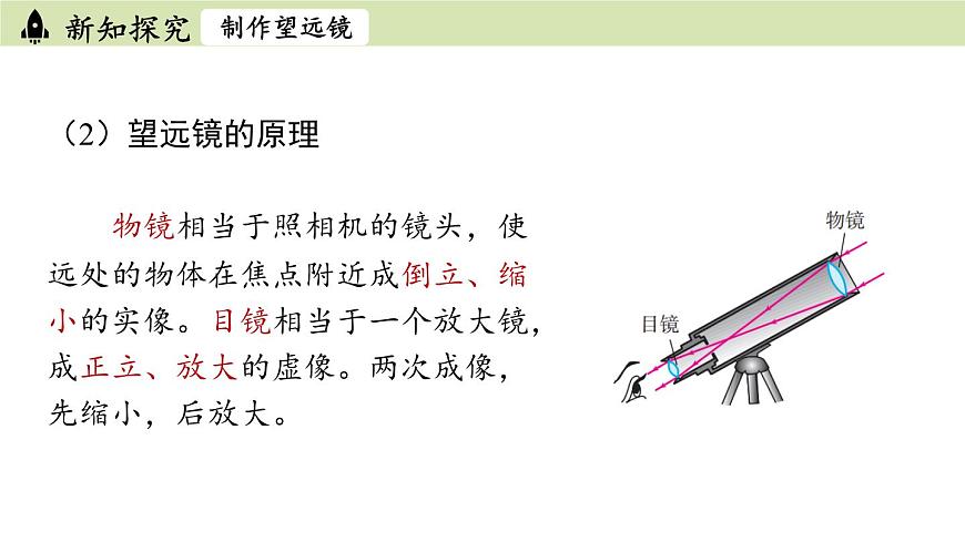 5.5跨學(xué)科實(shí)踐：制作望遠(yuǎn)鏡第7頁