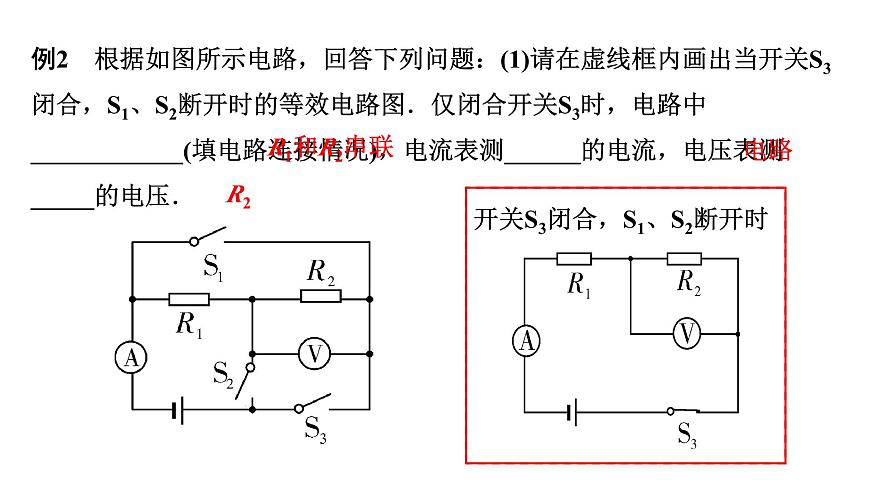 2024內(nèi)蒙古中考物理二輪復(fù)習(xí) 微專題 電路識別、連接與設(shè)計 （課件）第8頁