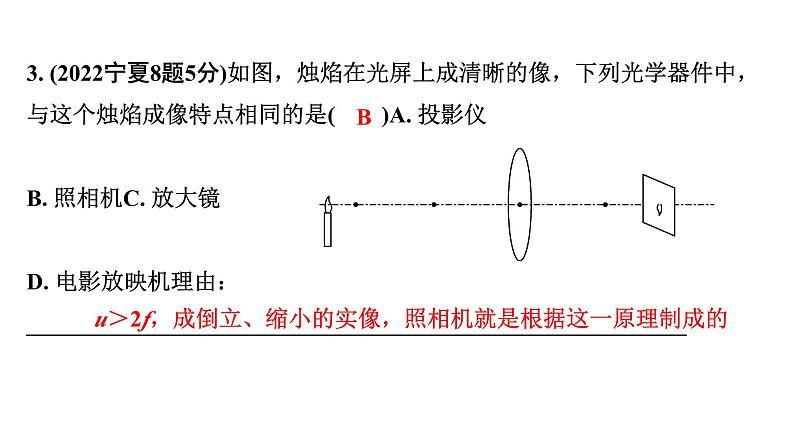 2024宁夏中考物理二轮复习 第3讲 透镜及其应用(课件)05