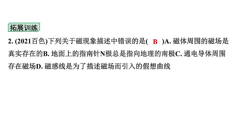 2024宁夏中考物理二轮复习 第16讲 电与磁(课件)第4页