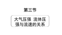 2024山东中考物理二轮重点专题研究 第九章 第三节 大气压强 流体压强与流速的关系(课件)