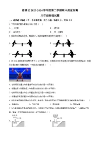 广东省惠州市惠城区2023-2024学年八年级下学期期末教学质量检测物理试题(原卷版+解析版)