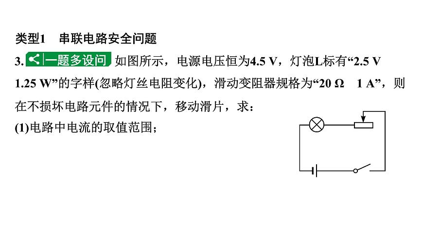 2024長沙中考物理二輪專題復(fù)習(xí) 微專題 比值、極值、范圍類相關(guān)計(jì)算 （課件）第8頁