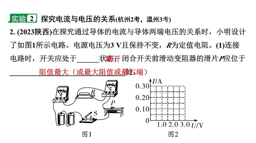 2024浙江中考物理二輪重點(diǎn)專題研究 微專題 電學(xué)重點(diǎn)實(shí)驗(yàn)（課件）第6頁(yè)