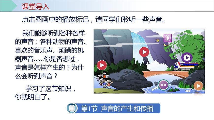 人教版八年級(jí)物理上冊(cè)同步備課 2.1聲音的產(chǎn)生和傳播(教學(xué)課件)第6頁(yè)