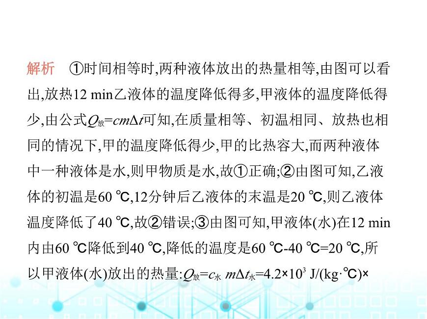 蘇科版初中九年級物理專項素養(yǎng)綜合練(四)熱學(xué)的綜合計算課件第5頁