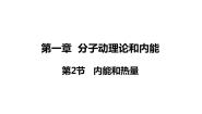 初中物理教科版九年级上册2 内能和热量授课课件ppt