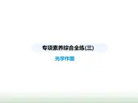 苏科版初中八年级物理上册专项素养综合练(三)光学作图课件