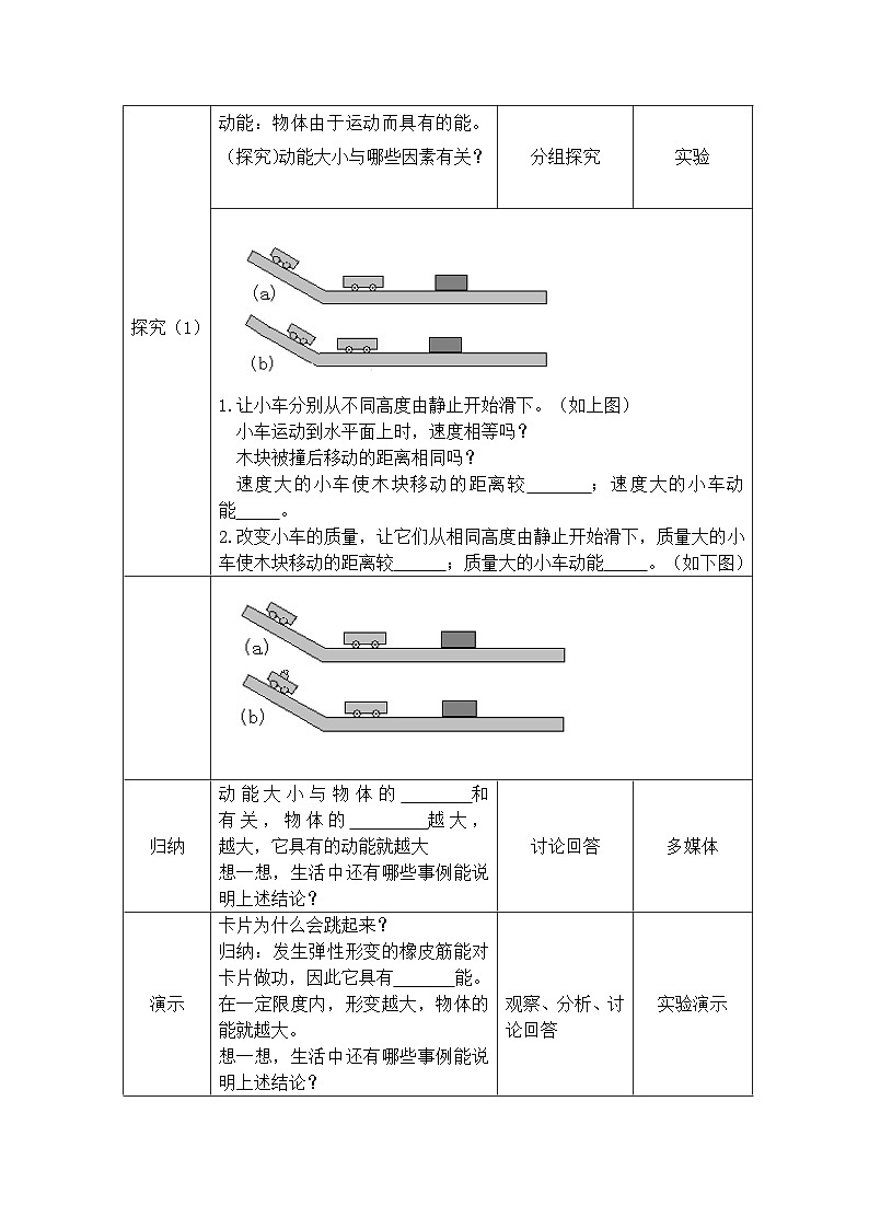 苏科版九年级物理上册 12.1《动能 势能 机械能(12.2课时 机械能及其转换)》教案02