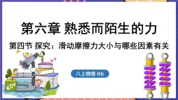 6.4 探究_滑动摩擦力大小与哪些因素有关课件- 2024-2025学年物理沪科版（2024）八年级全一册