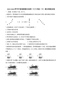 2023-2024学年甘肃省陇南市西和一中八年级（下）期末物理试卷（含答案）