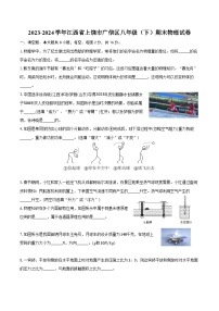 2023-2024学年江西省上饶市广信区八年级（下）期末物理试卷（含答案）