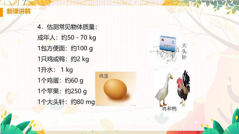 【粤沪2024版】八上物理 第5章 5.1 物体的质量 PPT课件+教案+练习08