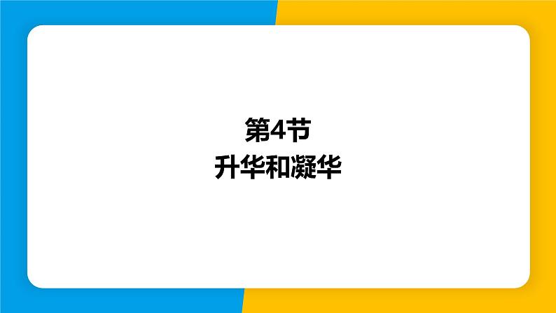 沪粤版(2024)八年级物理上册课件 4.4升华与凝华第1页