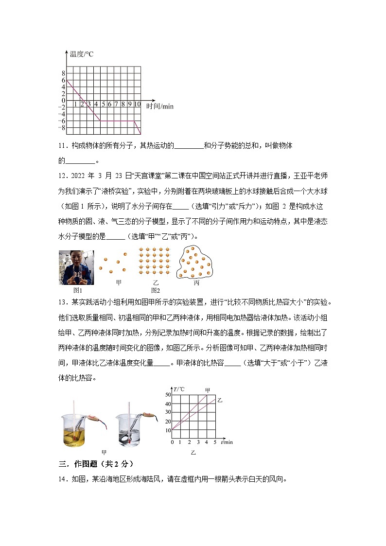 人教版九年级全册单元分层过关检测(2024·新教材)第13章内能单元测试A卷试题含解析答案03