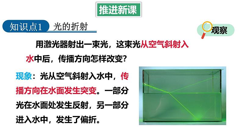 4.4 光的折射 课件 -2024-2025学年八年级物理教科版(2024)上册04