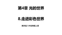初中物理第四章 光的世界8 走进彩色世界图片ppt课件