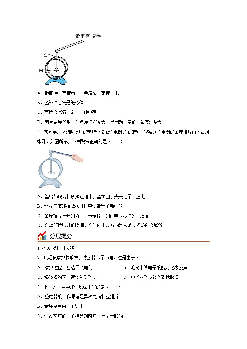 【核心素养目标】沪科版+初中物理+九年级全一册 14.1 电是什么 课件+教案+练习02