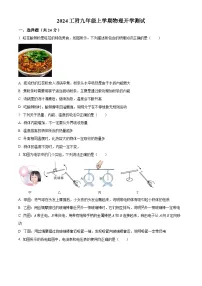 黑龙江省哈尔滨市工业大学附中2024--2025学年九年级上学期开学测试物理试题（原卷版+解析版）